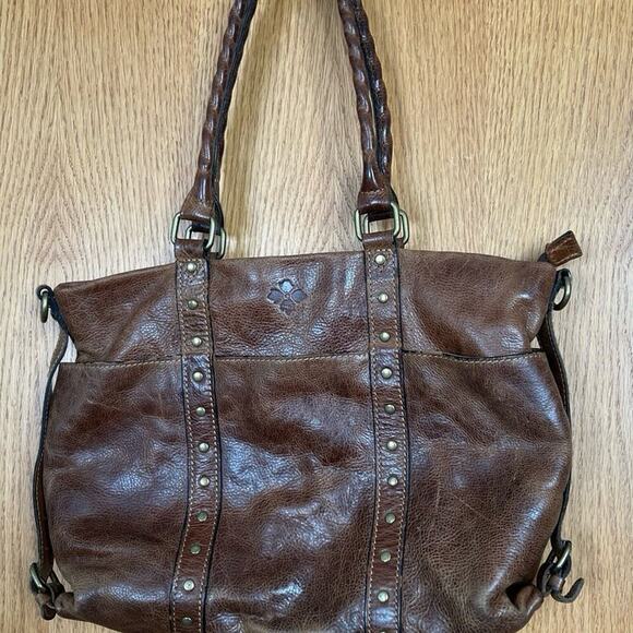 Patricia Nash leather large hand/shoulder bag with multiple pockets - Picture 1 of 8